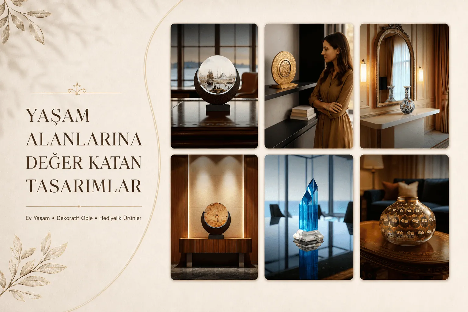 Ev ve Yaşam Ürünleri Markası'nın Instagram düzeni: altı karelik içerik ızgarası